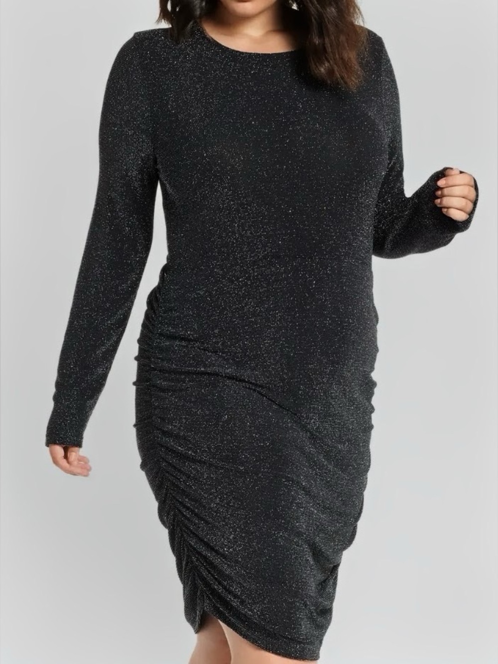 Leith~ Women’s 
Black Metallic Dress
Size XL
Shimmering